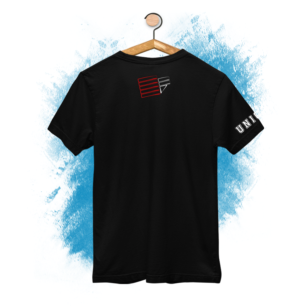T-Shirt UniStore Unical modello College nera - immagine 4