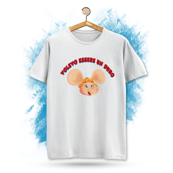 T-Shirt Bambino / Bambina Lucio Corsi Topo Gigio Volevo essere un duro