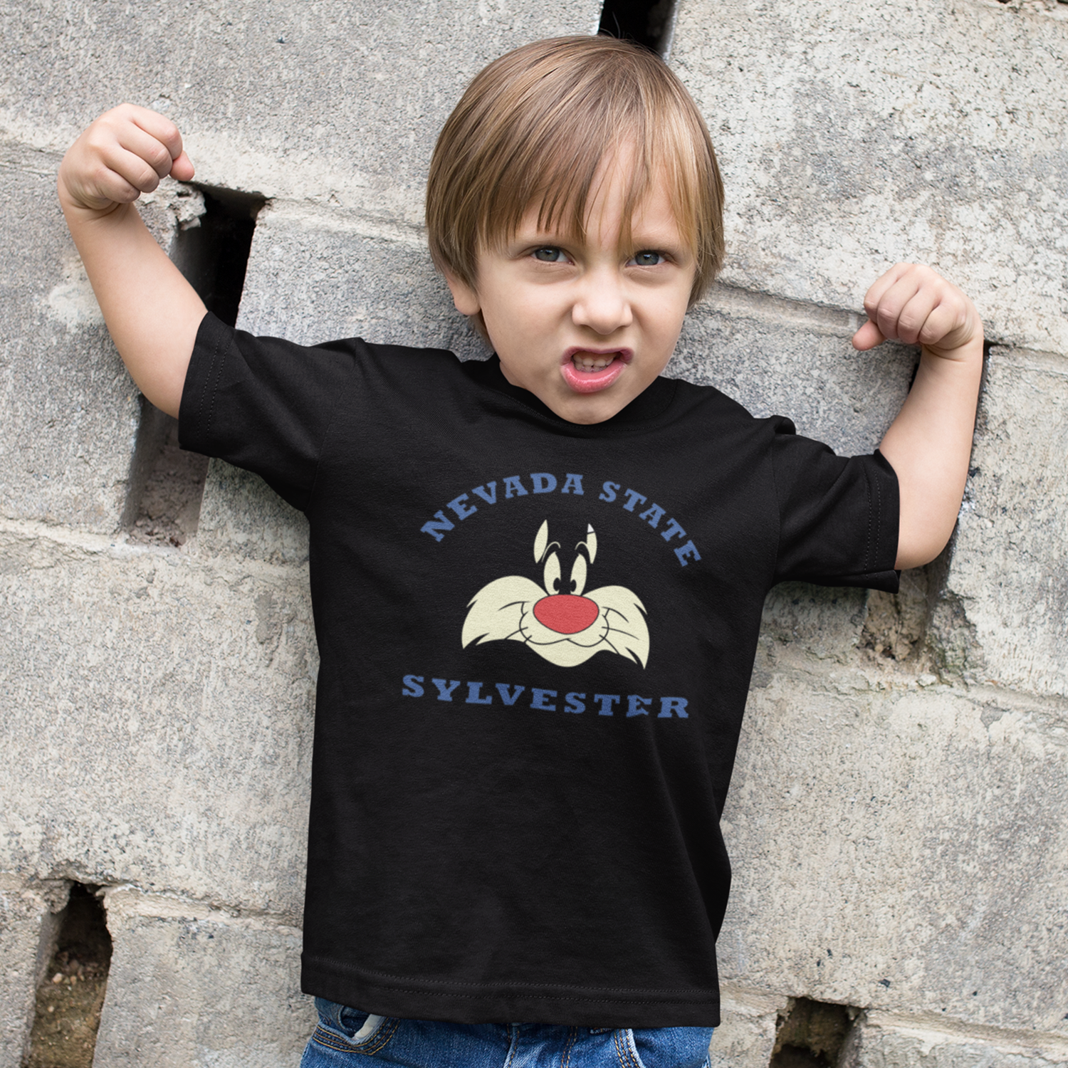 T-Shirt Bambino/a Lucio Corsi Gatto Silvestro Nevada State - immagine 3