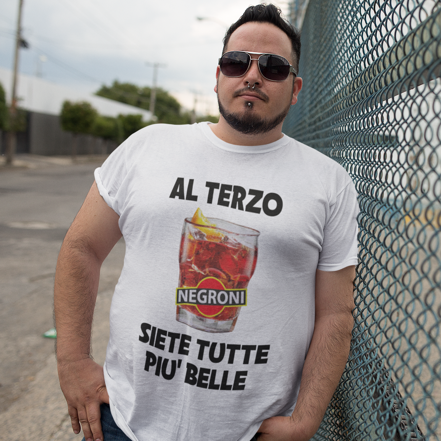 t-shirt ironica terzo negroni
