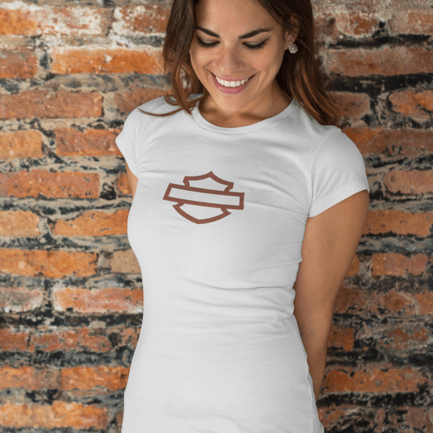 T-Shirt Vintage Harley Davidson teschio