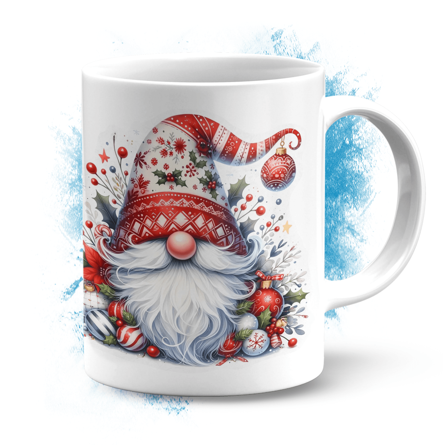 tazza personalizzata gnomo palline