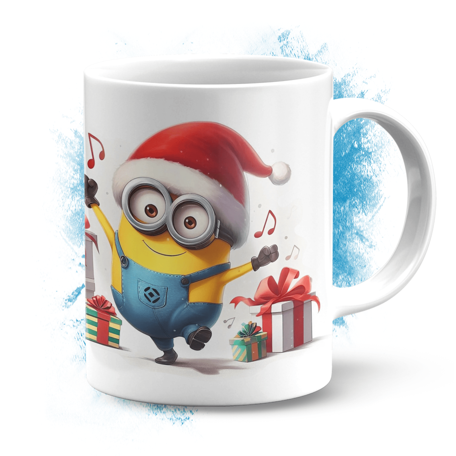 tazza personalizzata natalizia minions regali musica