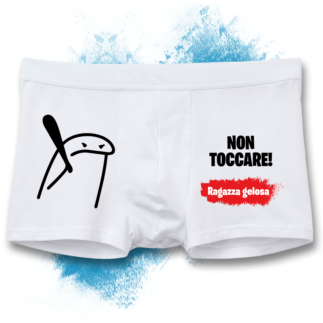 Boxer personalizzato per San Valentino - Non toccare!
