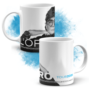 Tazza dedicata a Renato Zero e al suo nuovo tour L’OraZero con foto