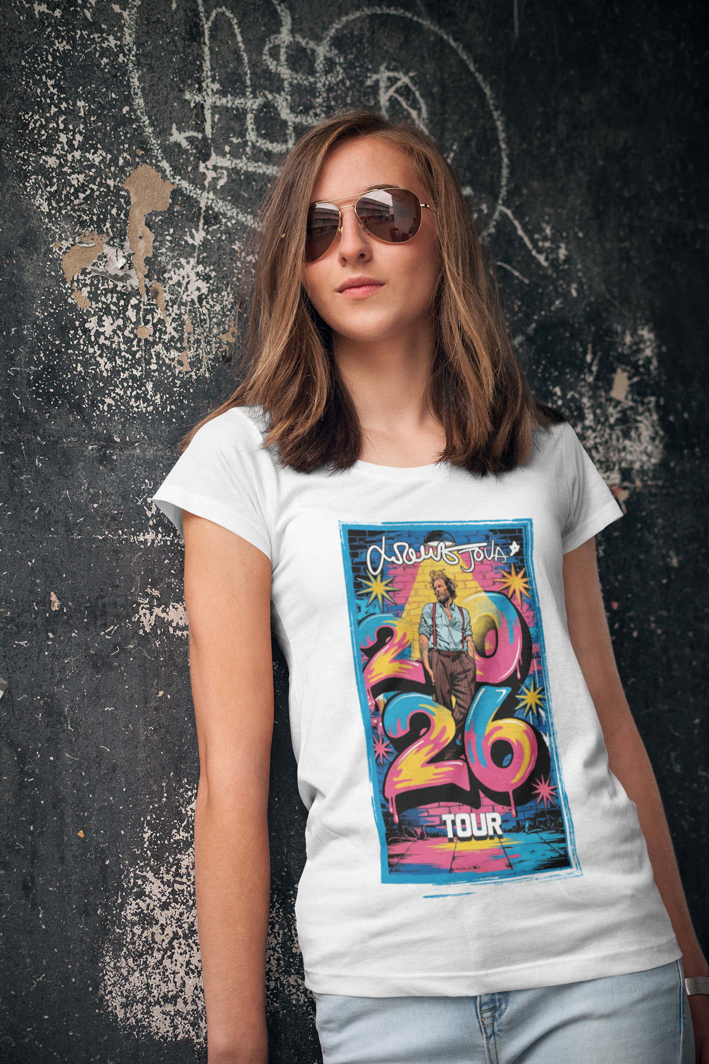 T-Shirt Jovanotti tour 2026 jova summer party cartone - immagine 5