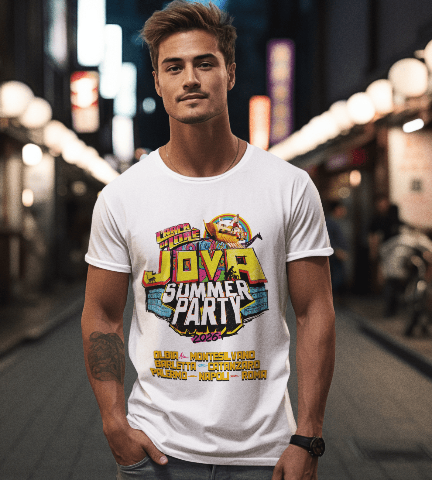 T-Shirt Jovanotti tour 2026 jova summer party - immagine 4