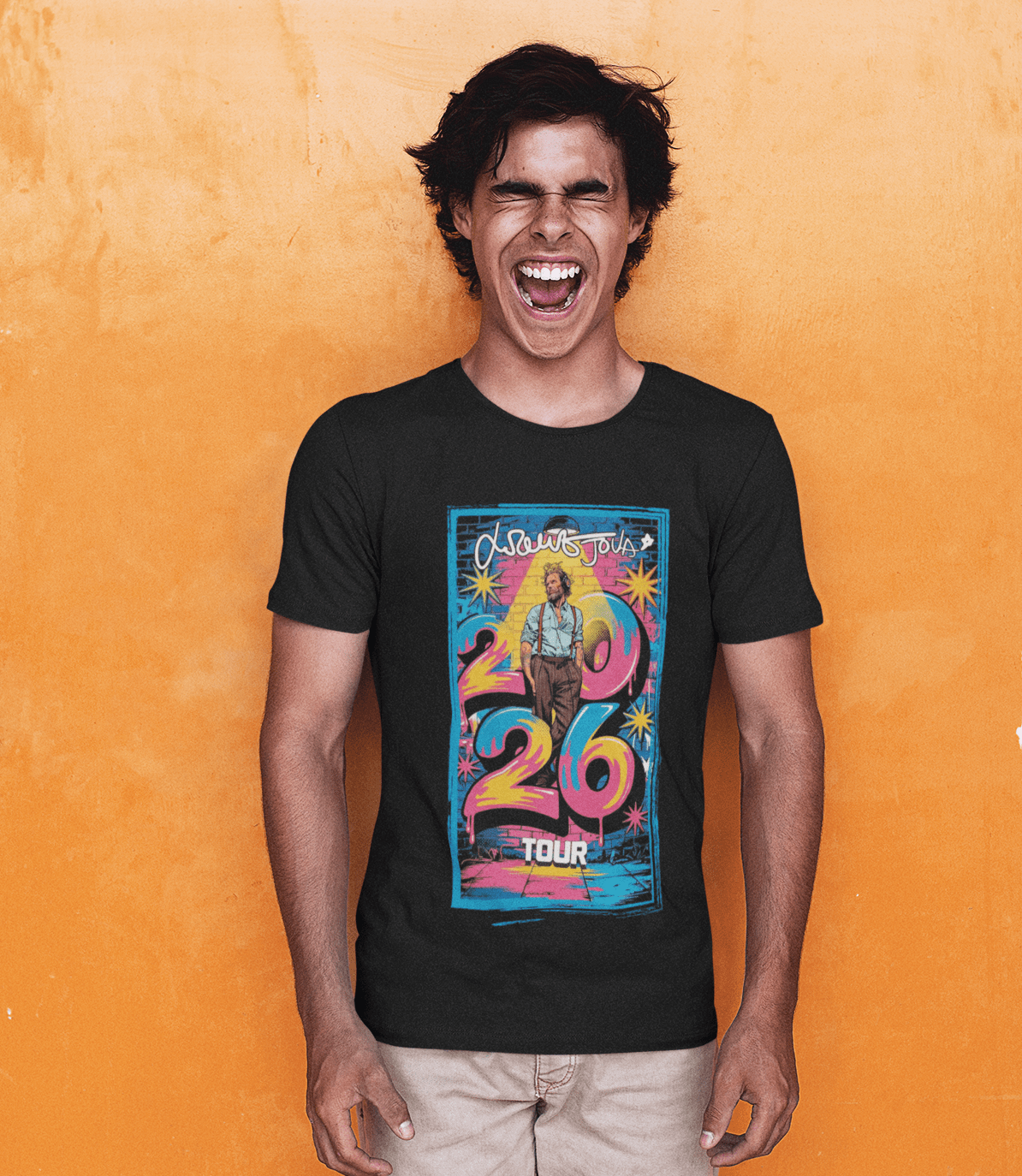 T-Shirt Jovanotti tour 2026 jova summer party cartone - immagine 3