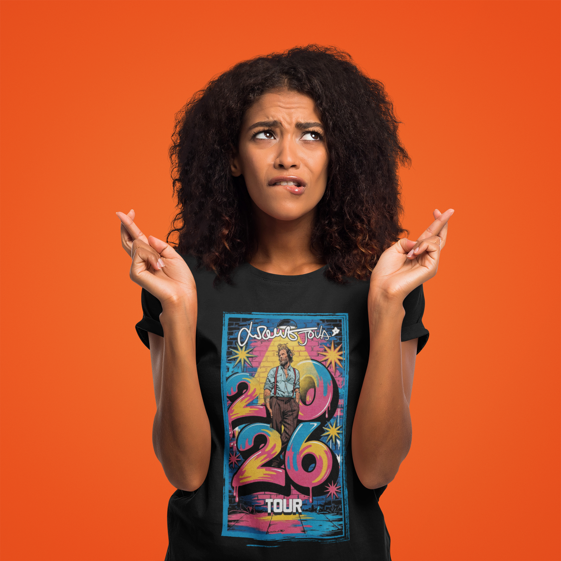 T-Shirt Jovanotti tour 2026 jova summer party cartone - immagine 2