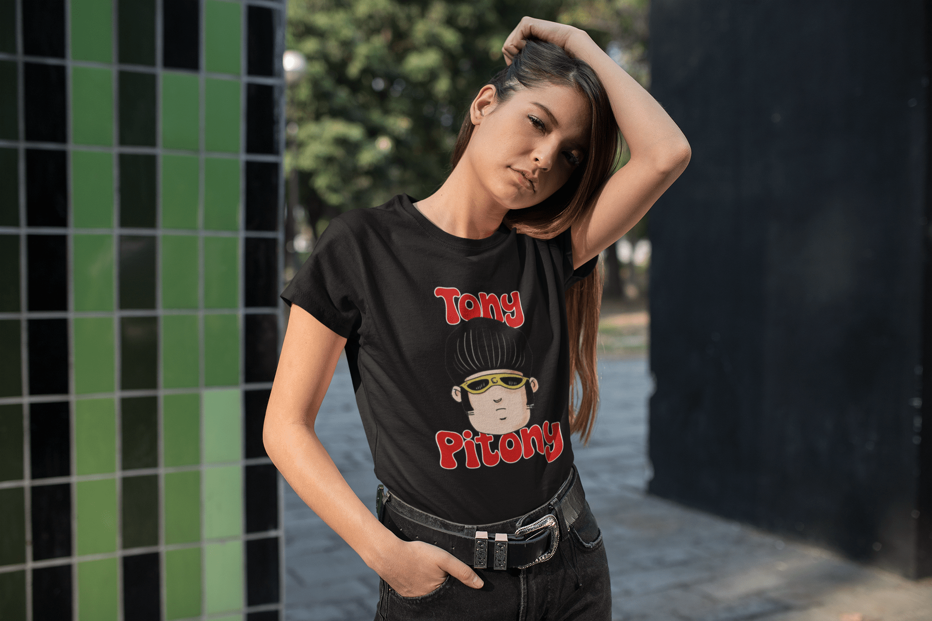 T-Shirt Tony Pitony con la maschera più divertente di Sanremo - immagine 5