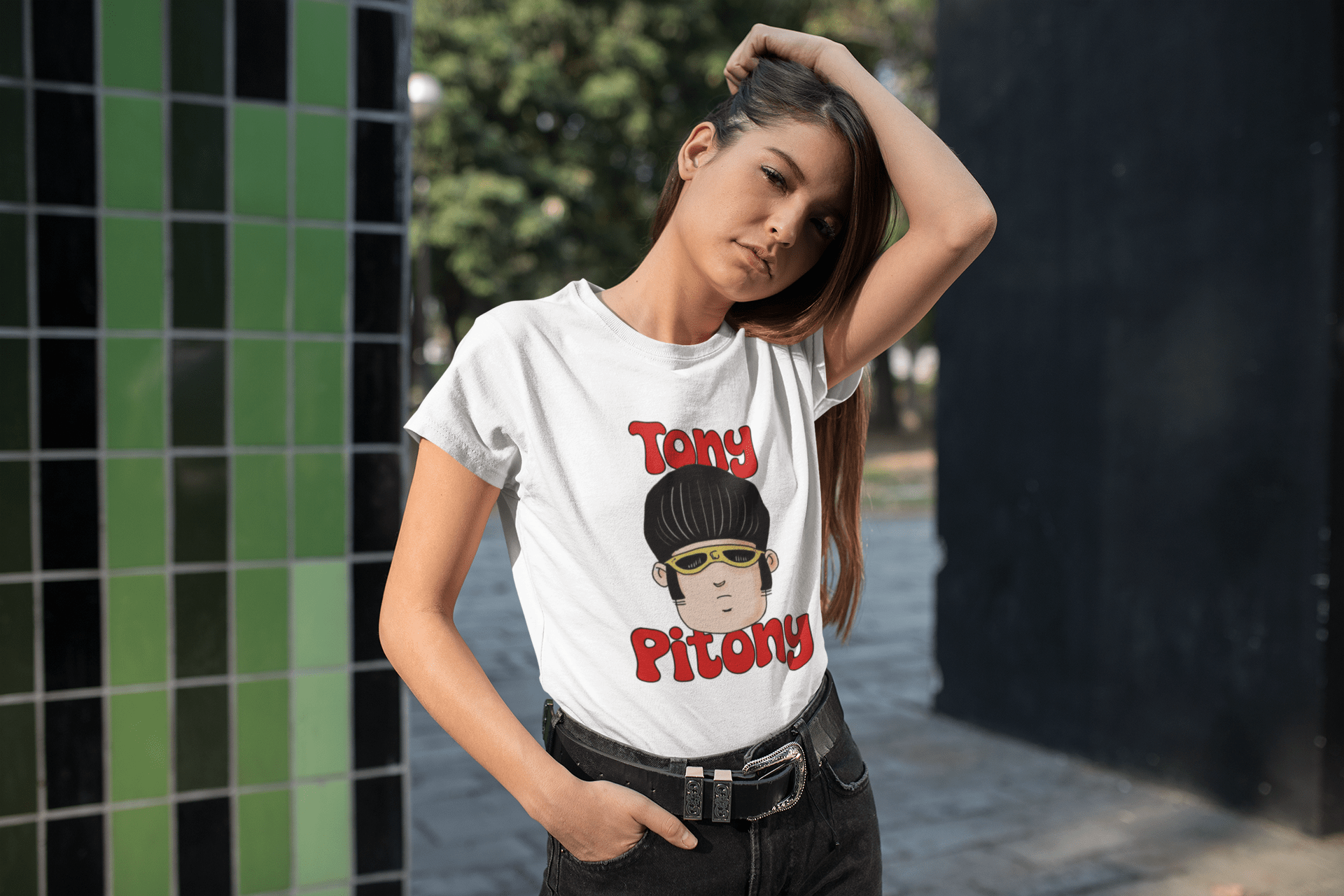 T-Shirt Tony Pitony con la maschera più divertente di Sanremo - immagine 4