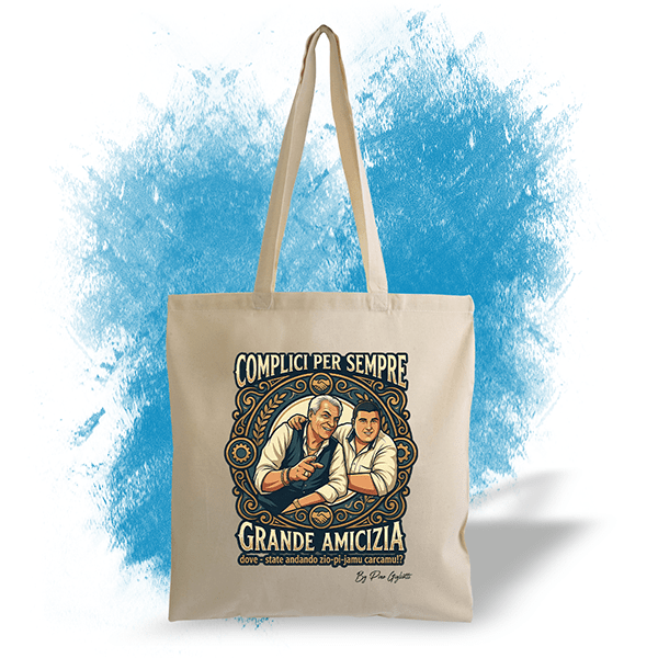Borsa da Shopping Zio Pino Grande Amicizia By Pino Gigliotti
