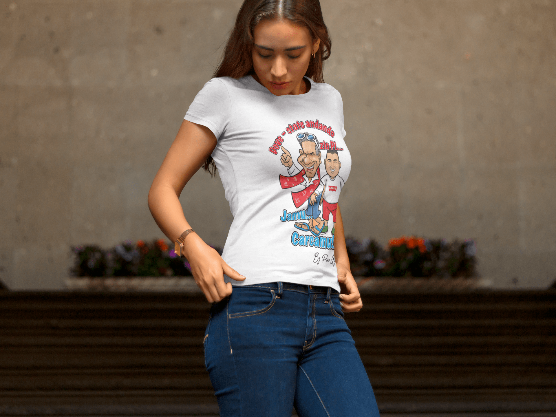 T-Shirt Zio Pino e Aldo by Pino Gigliotti - immagine 3