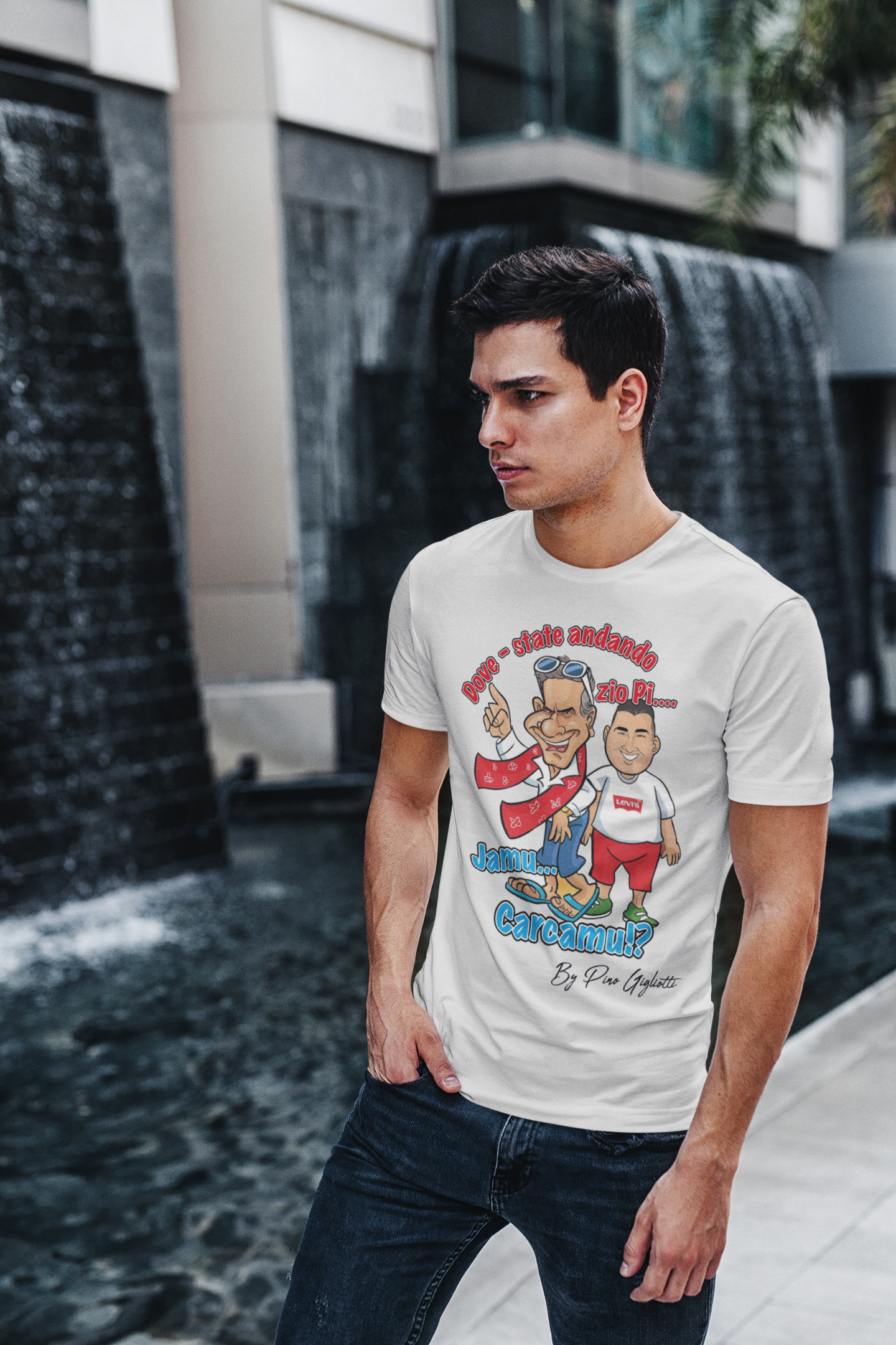 T-Shirt Zio Pino e Aldo by Pino Gigliotti - immagine 4