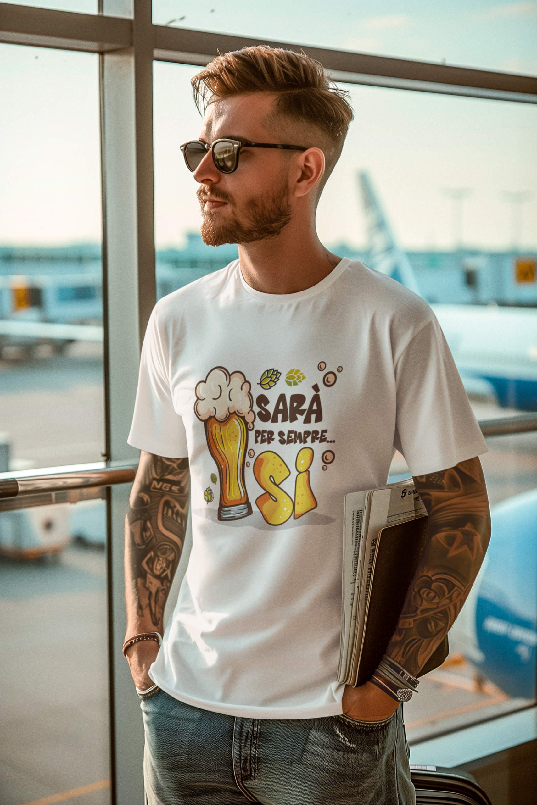 T-shirt addio al nubilato / celibato sarà per sempre si - immagine 4