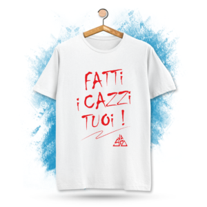 T-Shirt con stampa Vasco Rossi - Fatti i C.... tuoi