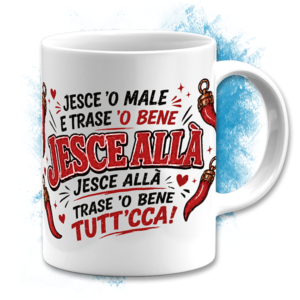 Tazza ironica sulla scaramanzia “Il Piccio”