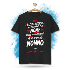 T-shirt per la festa dei nonni - personalizzata con nome