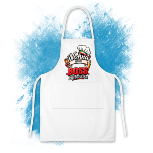 Grembiule per la festa dei nonni - boss della cucina - personalizzabile con nome