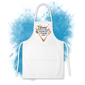 Grembiule per la festa dei nonni - Nonna Regina della casa e della cucina